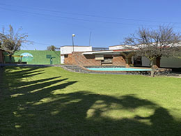 Vista del Jardín de la clínica Ajusco.